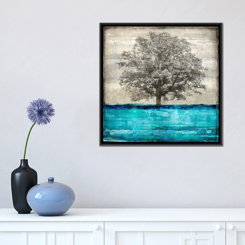 « majestic », impression sur toile, H 18 po x l 18 po x P 1,5 po, Toile avec cadre noir, Pas de tapis