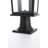 Jamila 8.5 Inch Outdoor Post Light in Black