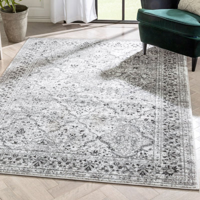  Tapis gris ivoire moderne Zazzle Argos