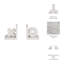 Ensemble de 2 livres Bookends