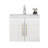 Glamora 24-Inch Wall-Mounted Vanity With Soft-Close Hinges And Durable Construction-123836436