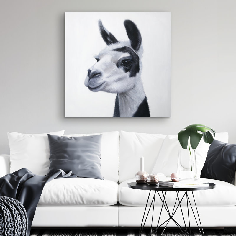 lama - 32"x32" art on canvas