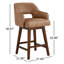 Lainey Faux Leather Counter Stool