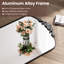 Miroir arqué pleine longueur, miroir baroque traditionnel rétro orné-385321327