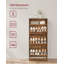Shoe cabinet with 3 flaps, shoe tipper, shoe rack, shoe storage, open compartment, adjustable partition-1070259979