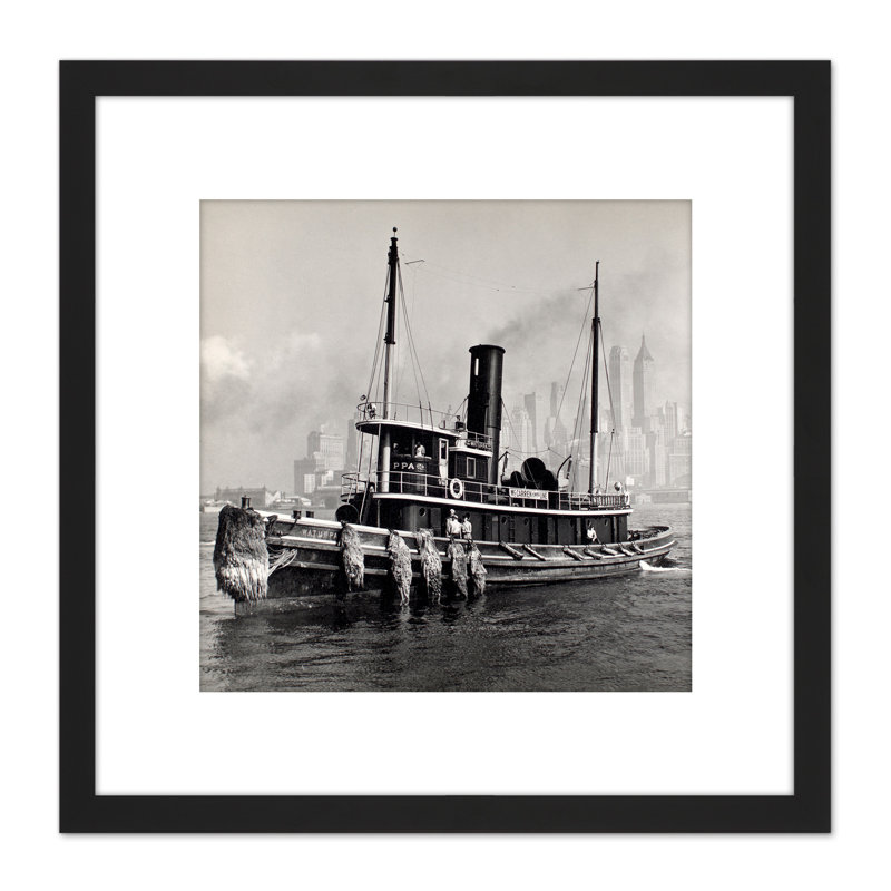 Watuppa Steam Boat New York 1 Piece Single Picture Frame Wall Art