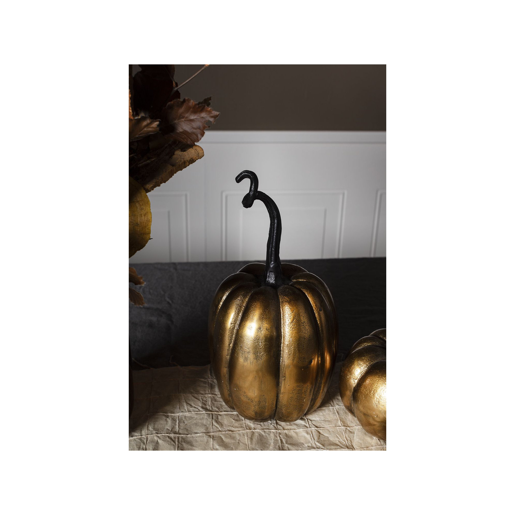 Totem Pumpkin Decorative Accent, 10.75" H x 5.25" W x 5.25" D