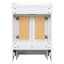 Meuble-lavabo simple 24 po avec lavabo blanc