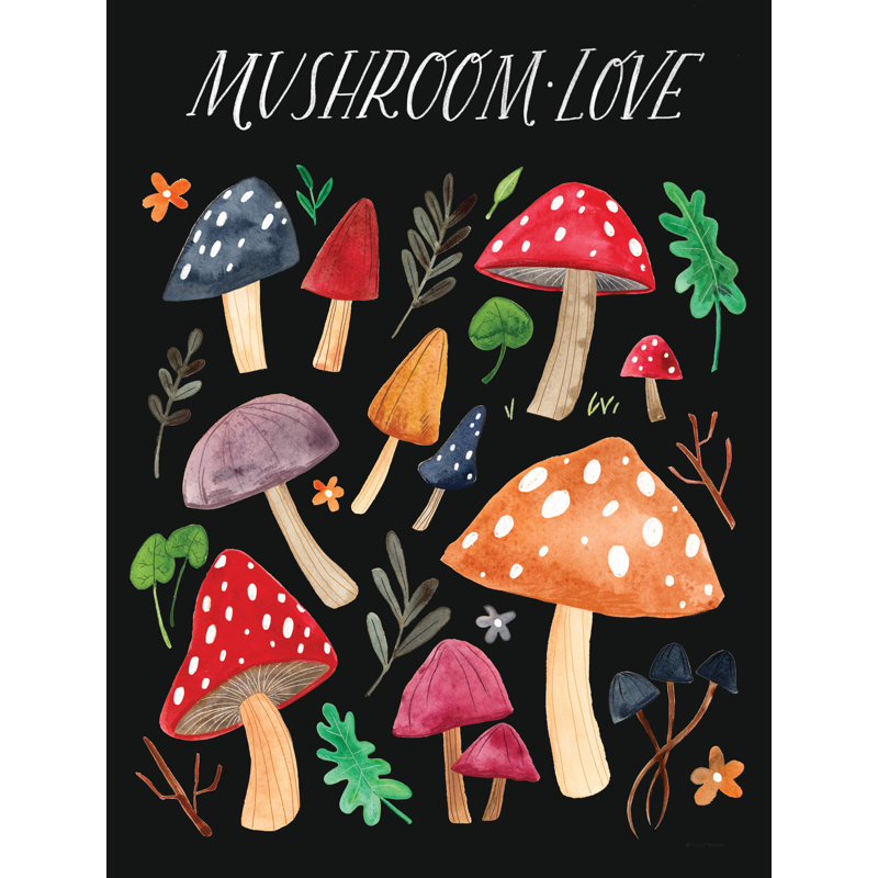 «Mushroom Love» par Rachel Nieman, H 18 po x l 12 po