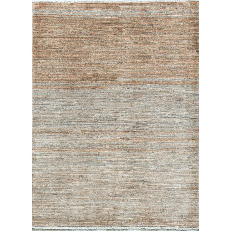 Hand-Knotted High-Quality Brown Area Rug