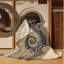 Tapis oriental classique beige lavable à la machine Pavanvir Seahorse - reliure beige-520523040
