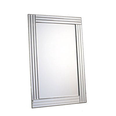 Keturah Glass Flat Wall Mirror