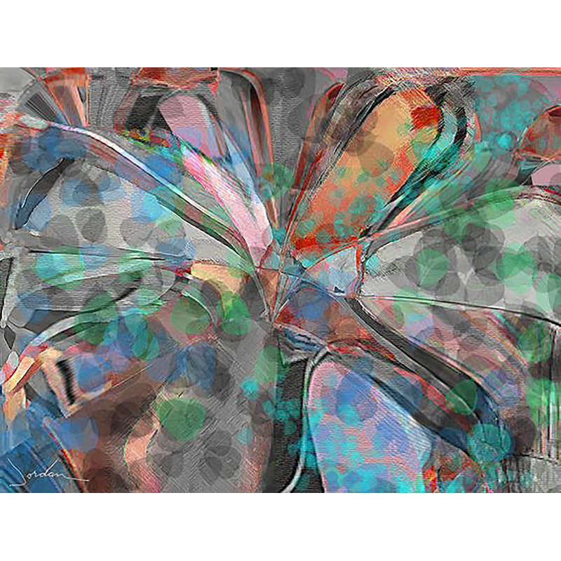 Layers And Lines Print by Kent Wilcoxson Jordan