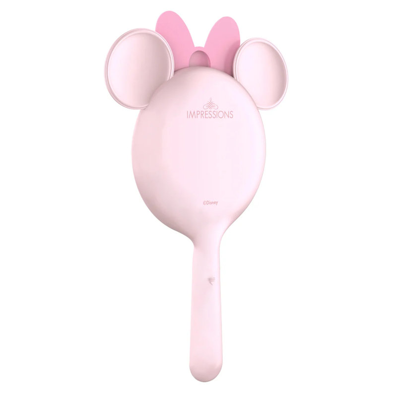 Miroir de maquillage à main Minnie Mouse, miroir de coiffeuse de voyage avec lumière, luminosité réglable