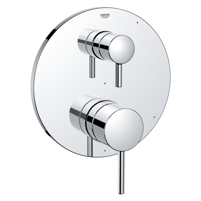 Timeless Pressure Balanced Shower Faucet with Rough-in Valve, Starlight Chrome