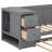 Twin Size Daybed With Storage Arms Trundle And Charging Hub-1608304683