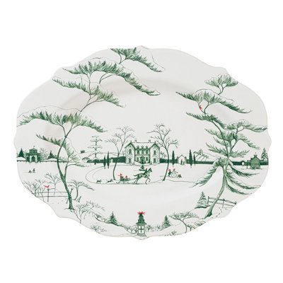 Country Estate Winter Frolic Platter