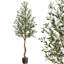 Artificial Olive Tree 6FT(72In) Tall Faux Silk Olive Trees-810713595-809732377