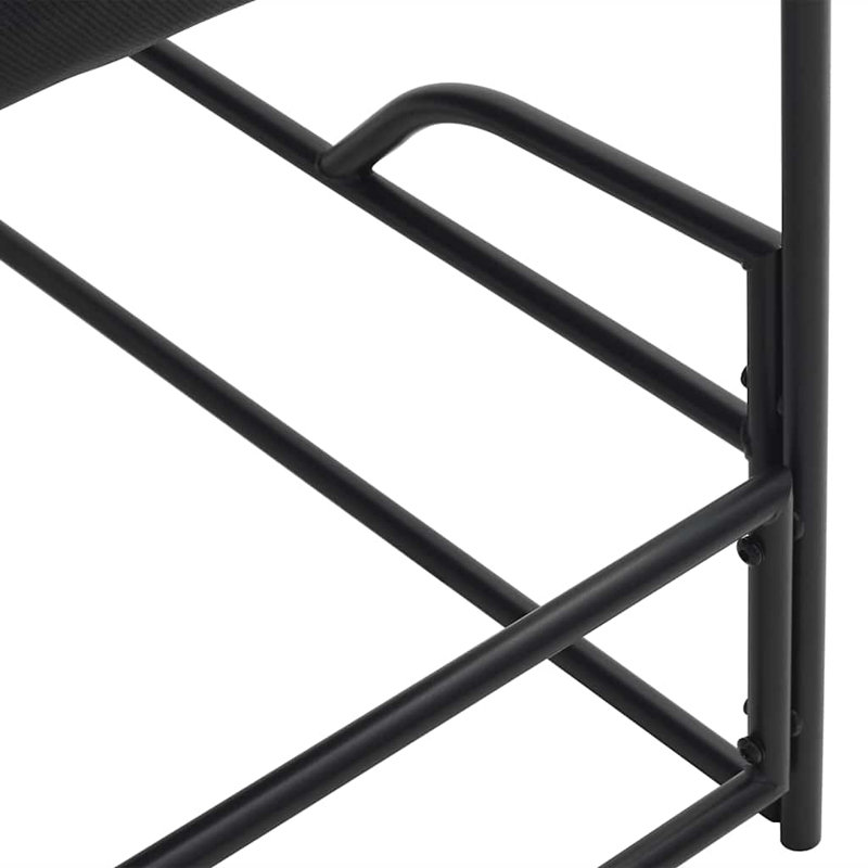  Garden Lounger Chair Anthracite 87X74x73 Cm Steel And PVC-coated polyester