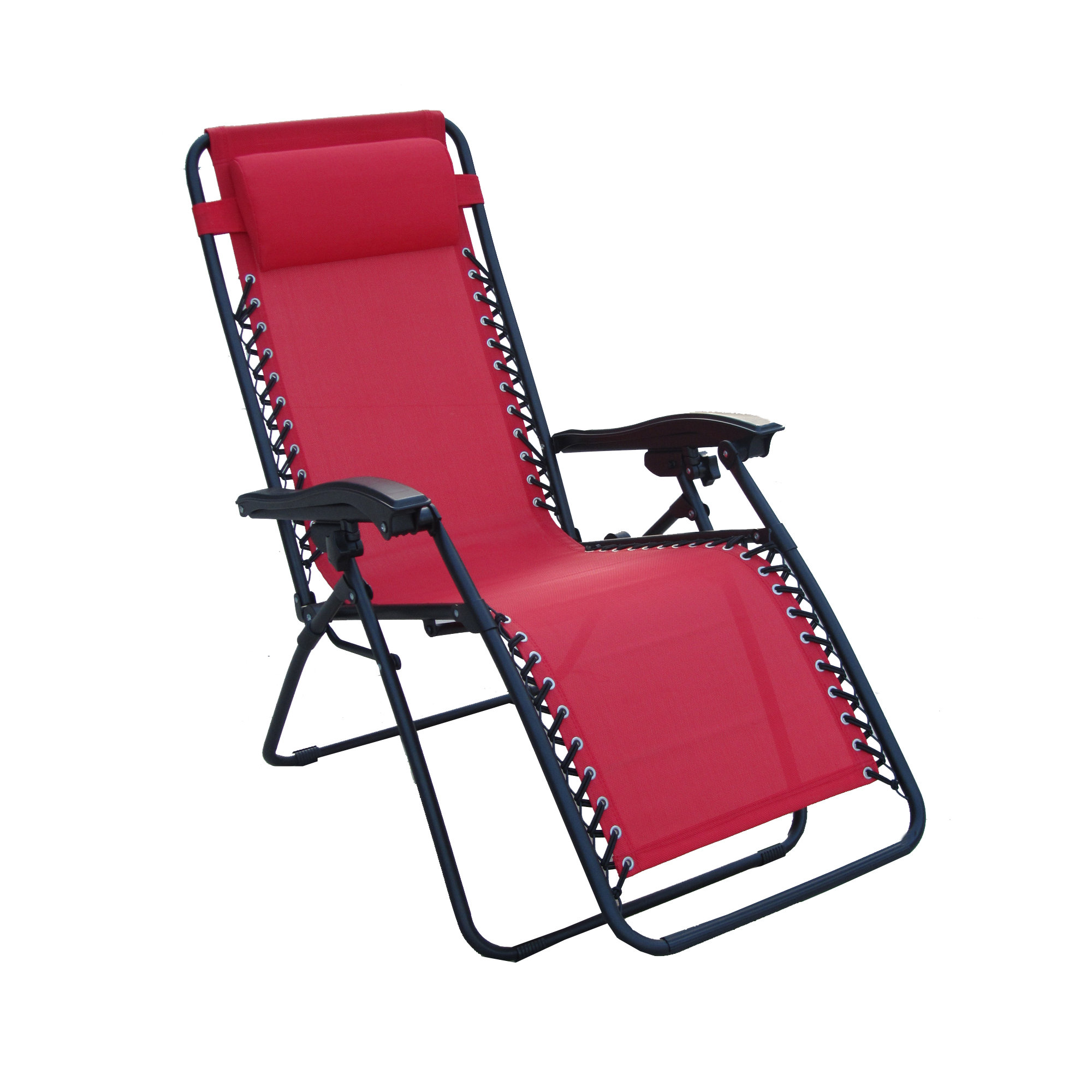 Arlmont & Co. Liniyah Folding Zero Gravity Chair with Cushion - Wayfair ...