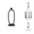Oval Ring Taper Candle Holder-87058120-87058122