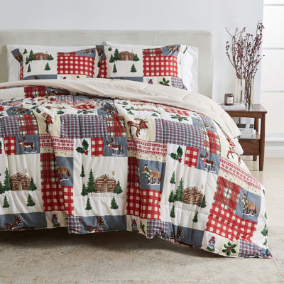 Ensemble d'édredon en duvet synthétique Holiday