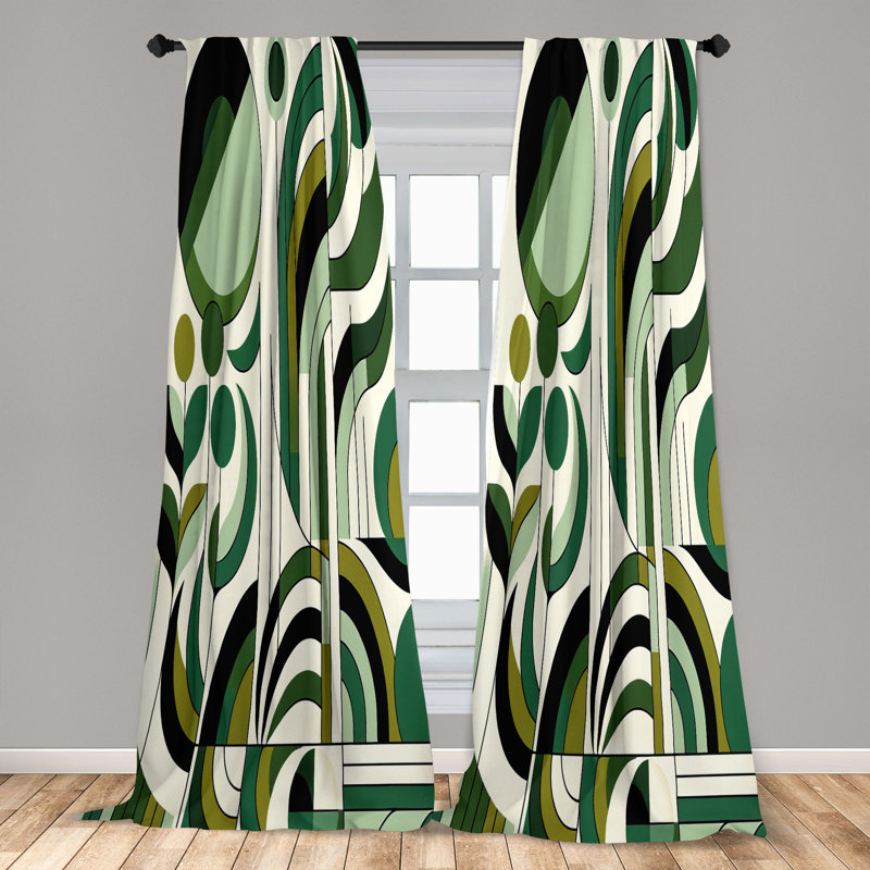 Semi Sheer Curtain, 56" W x 95" L