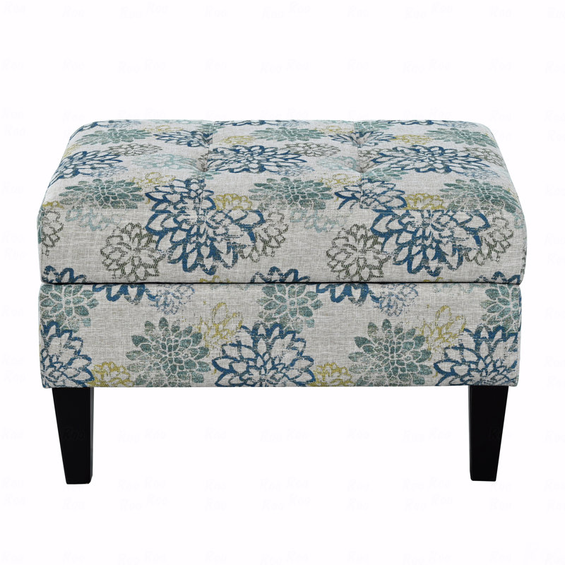 Repose-pieds Basic (type banc), rangement (type banc), Bleu