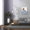 «The Girl In The Striped Dress» par Andreas Magnusson, art mural sur toile