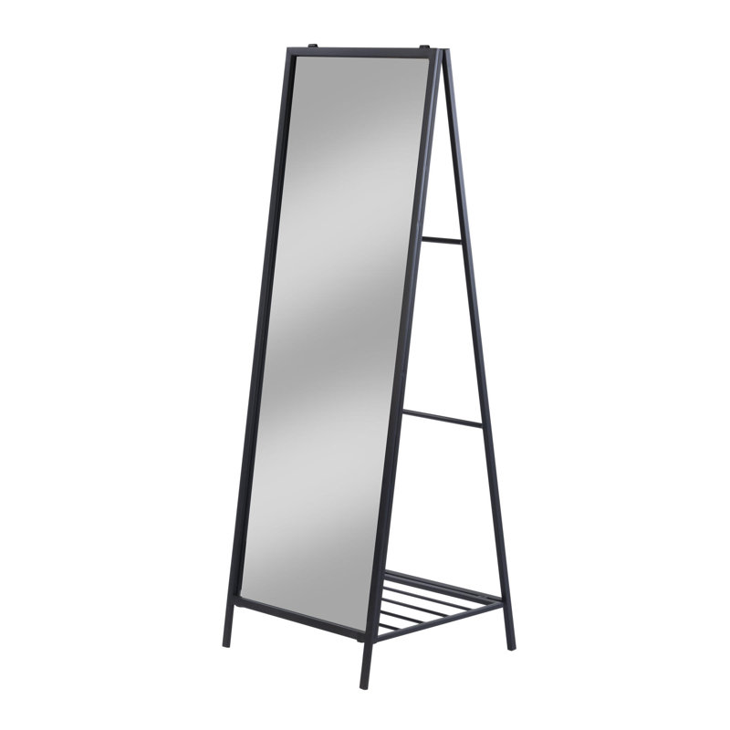 Iron Rectangle Floor Mirror