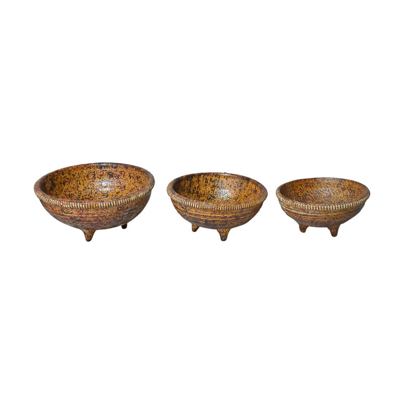 Heritage Clay Mini Decorative Bowl Set
