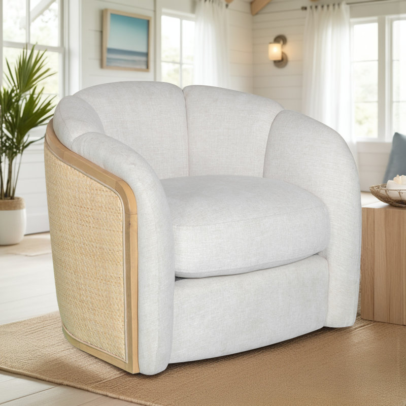 Chaise d'appoint Danczyk, Blanc
