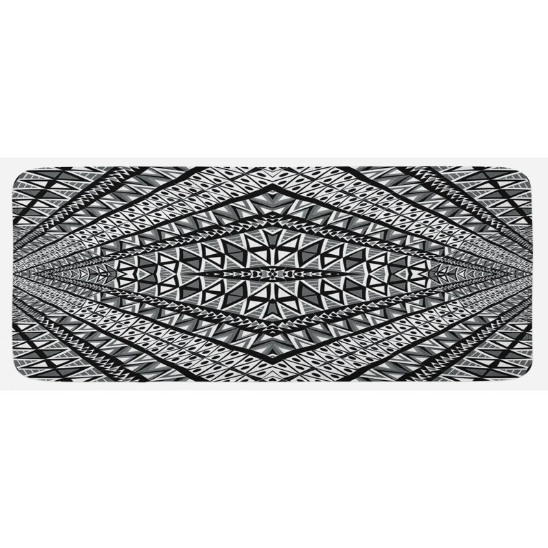 Rustic Polyester Kitchen Mat