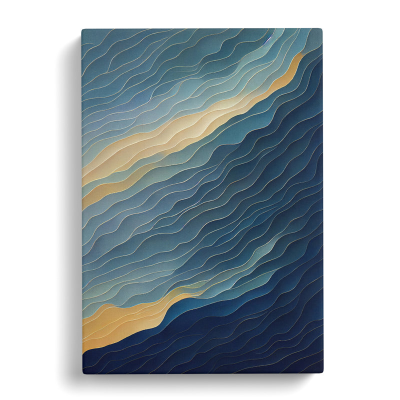 Ocean Abstract Vol.1 - Wrapped Canvas, 50cm H x 35cm W x 3cm D
