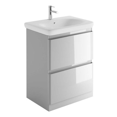Fenix Single Bathroom Vanity with Integrated Resin Basin