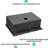 Gunmetal Black Stainless Steel Sink 28X22 - 16 Gauge Single Bowl To Wear Efficient Water Flow Topmount Resists Dents Fast Drainage