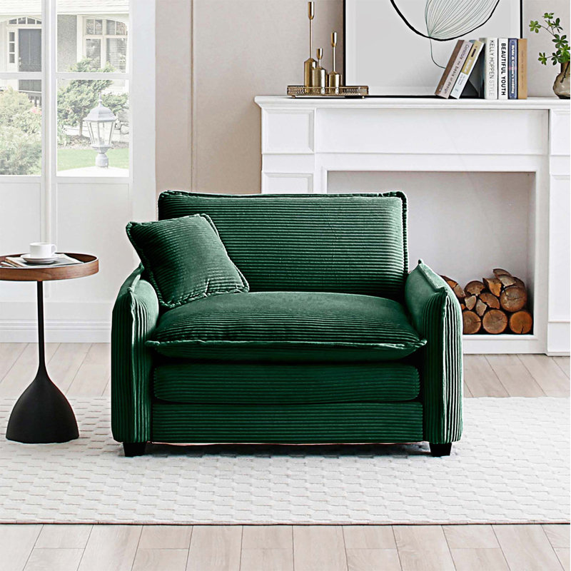 Canapé confortable à assise profonde simple avec un oreiller