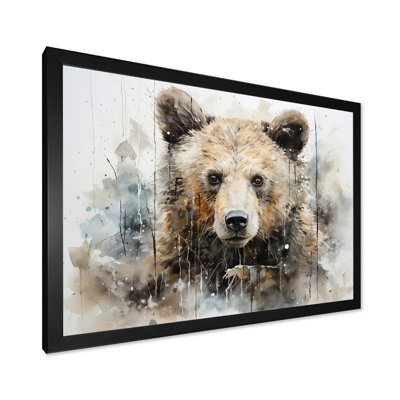 Ours en portrait - Minimalisme, impressions encadrées