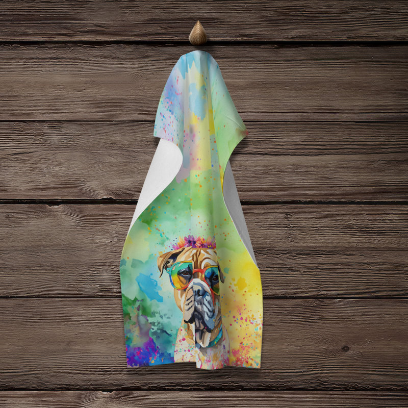 Serviette de cuisine Bullmastiff Hippie Dawg