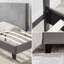 Base de lit tapissier confortable pour un sommeil relaxant