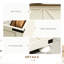Table de rangement blanc antique