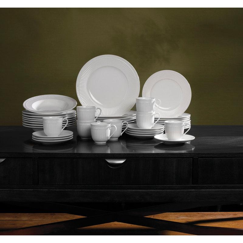 Service de vaisselle en porcelaine de 40 articles pour huit personnes Italian Countryside