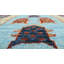 Tapis à main one-of-kind noué la blue 9 pi 0 x 12 pi 3 laine area Altom