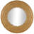 Crin Metal Abstract Gold Wall Mirror with Overlapping Wire Rings-244123703