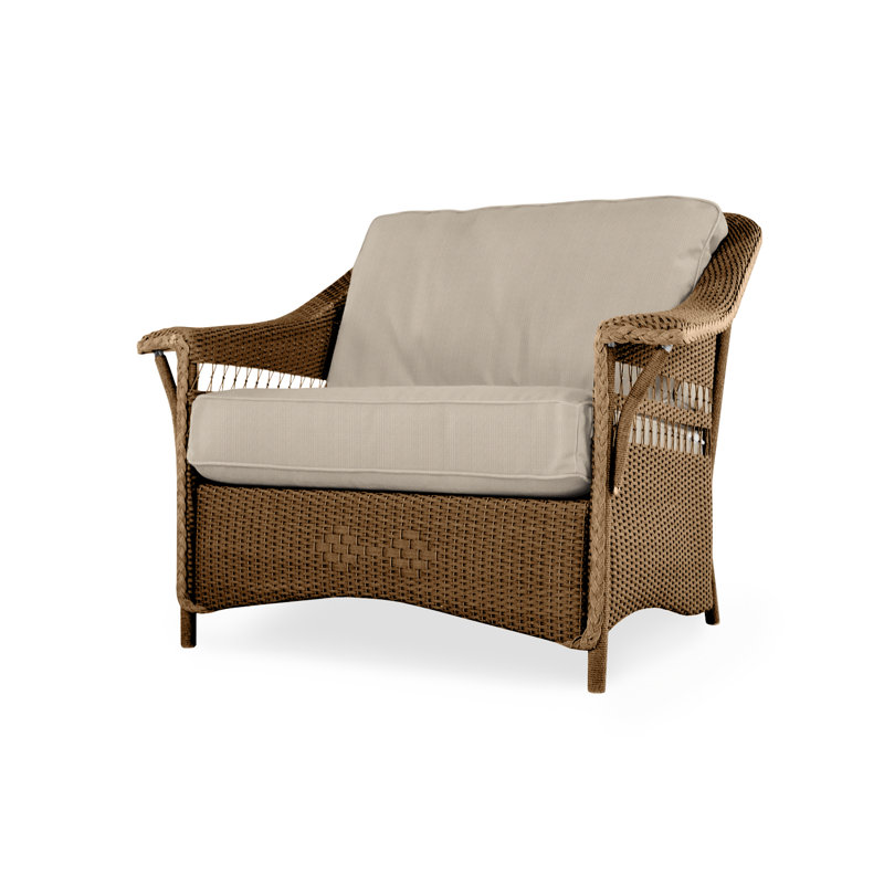 Nantucket Outdoor Lounge Chair, Decorline Natural, Bark