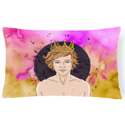 Coussin lombaire à enseignes leo zodiac