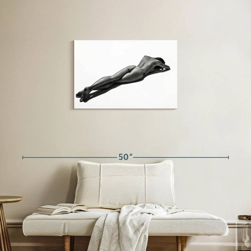 Noir Sunbathing Model, 20" H x 30" W