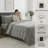 Plymouth Home King Size Comforter Set - 3-Piece Mink-Style Faux Fur Blanket and 2 Shams - Cozy Machine-Washable King Bedding Set-204221921