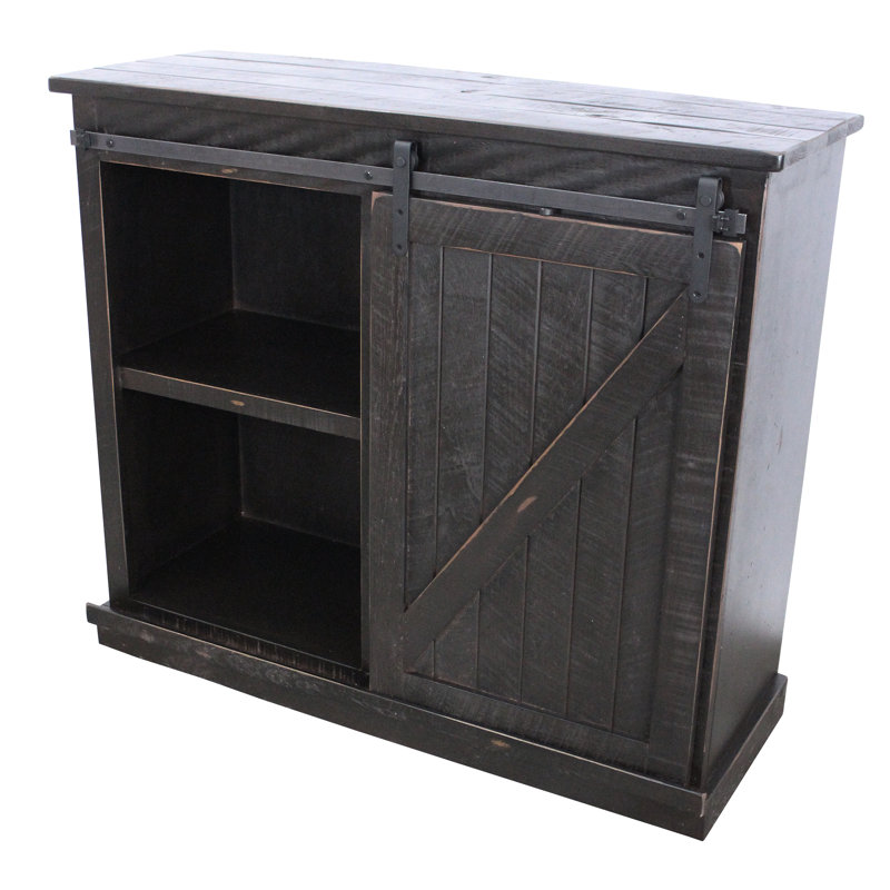 Priscilla Media Console, Rustic Driftwood