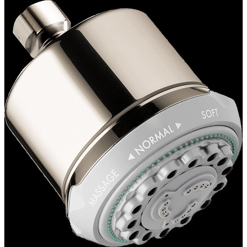 Clubmaster Multi Function Adjustable Shower Head, Polished Nickel